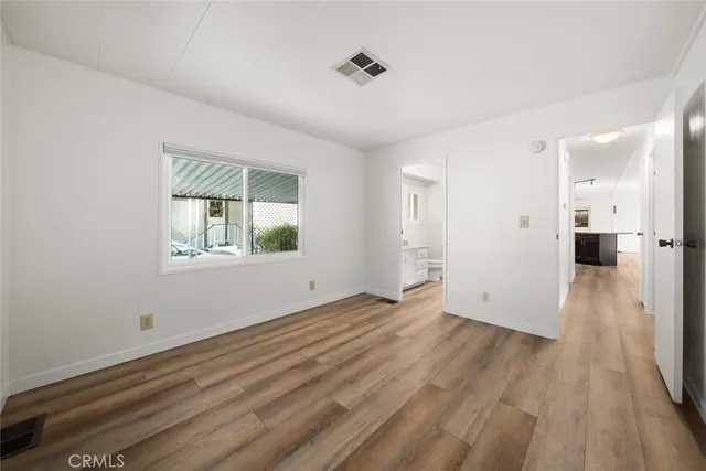 wooden floor in an empty room