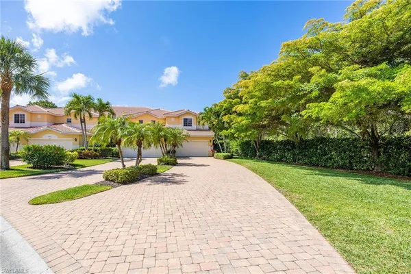 a view of a backyard with a garden