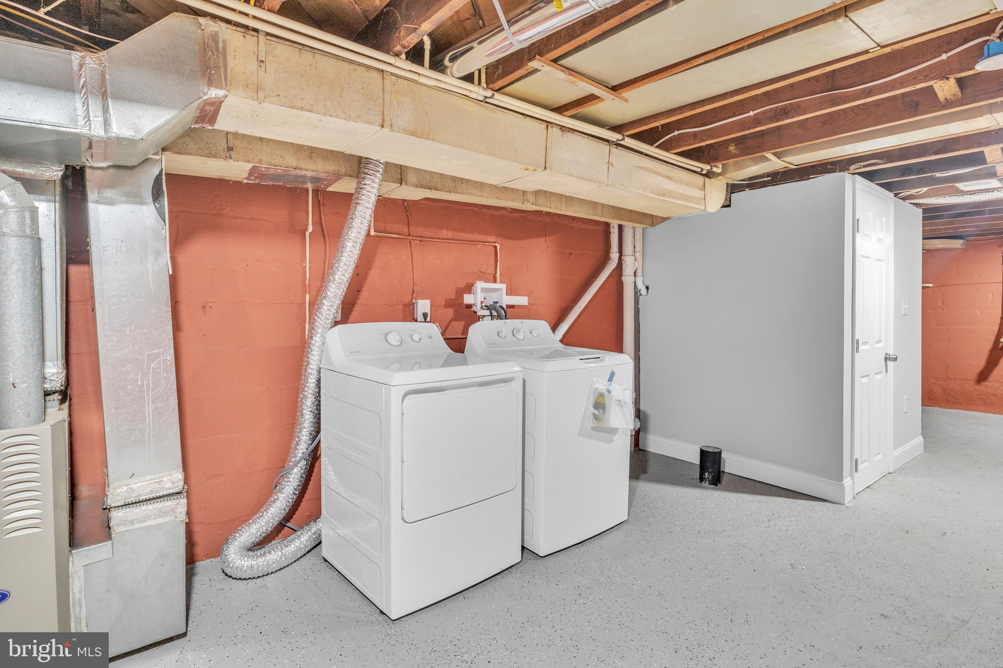 3606 Manchester Avenue Baltimore, MD 21215 - Photo 17 of 21 a utility room with dryer and washer