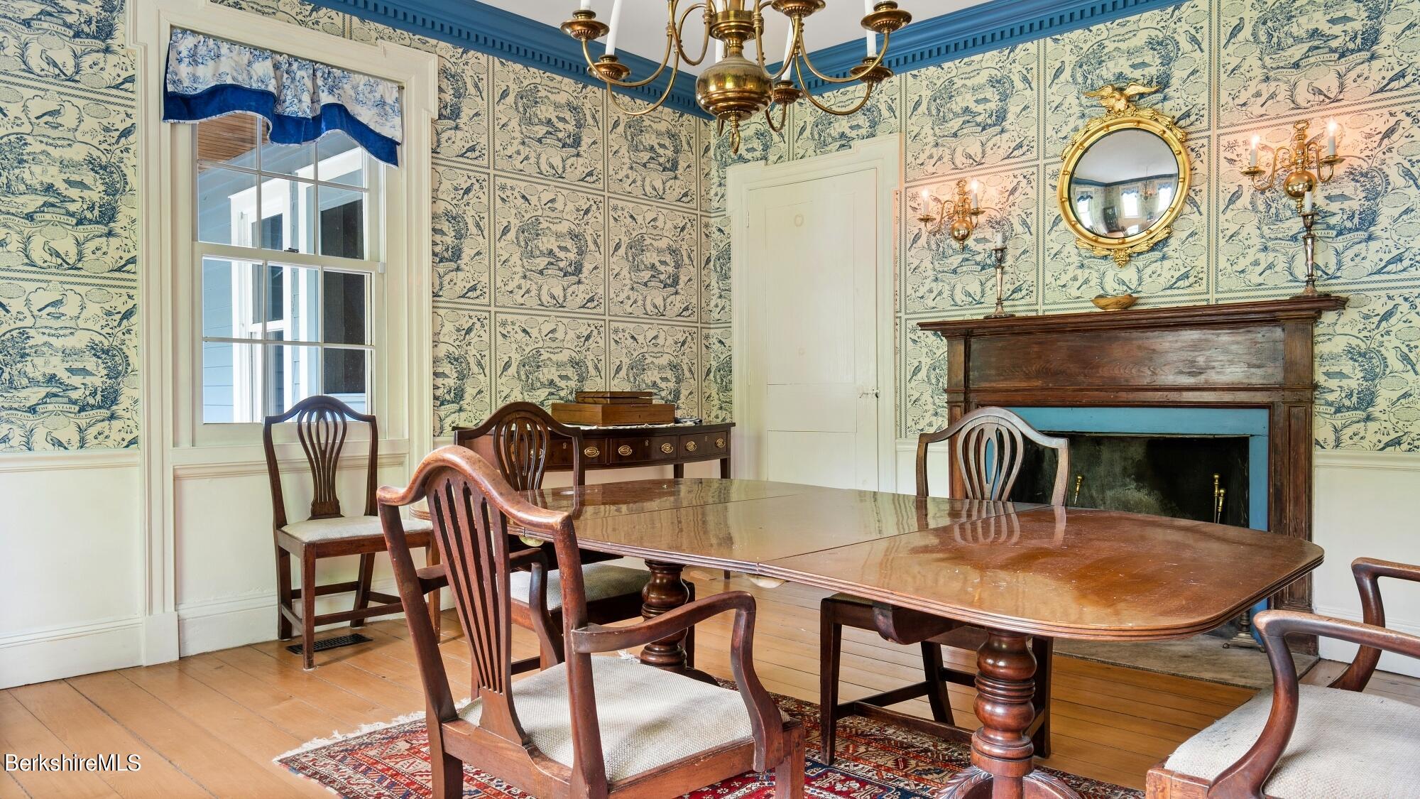25 Cross Road West Stockbridge, MA 01266 - Photo 9 of 44 a dining room with furniture and wooden floor