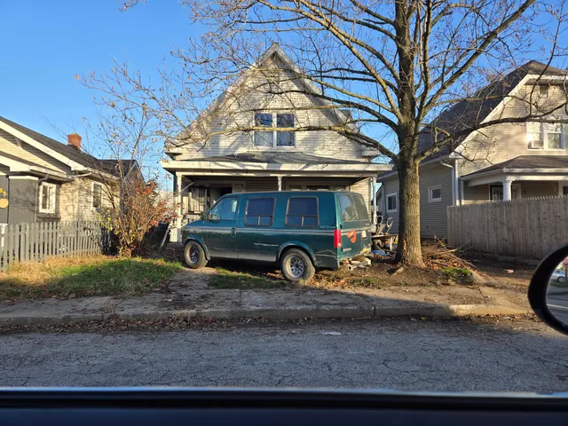 a view of a house with a patio