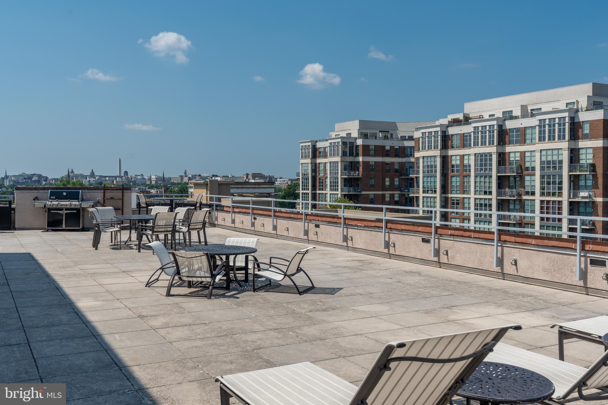 2100 11th Street Northwest, Unit 201 Washington, DC 20001 - Photo 33 of 38 a view of a terrace with seating space