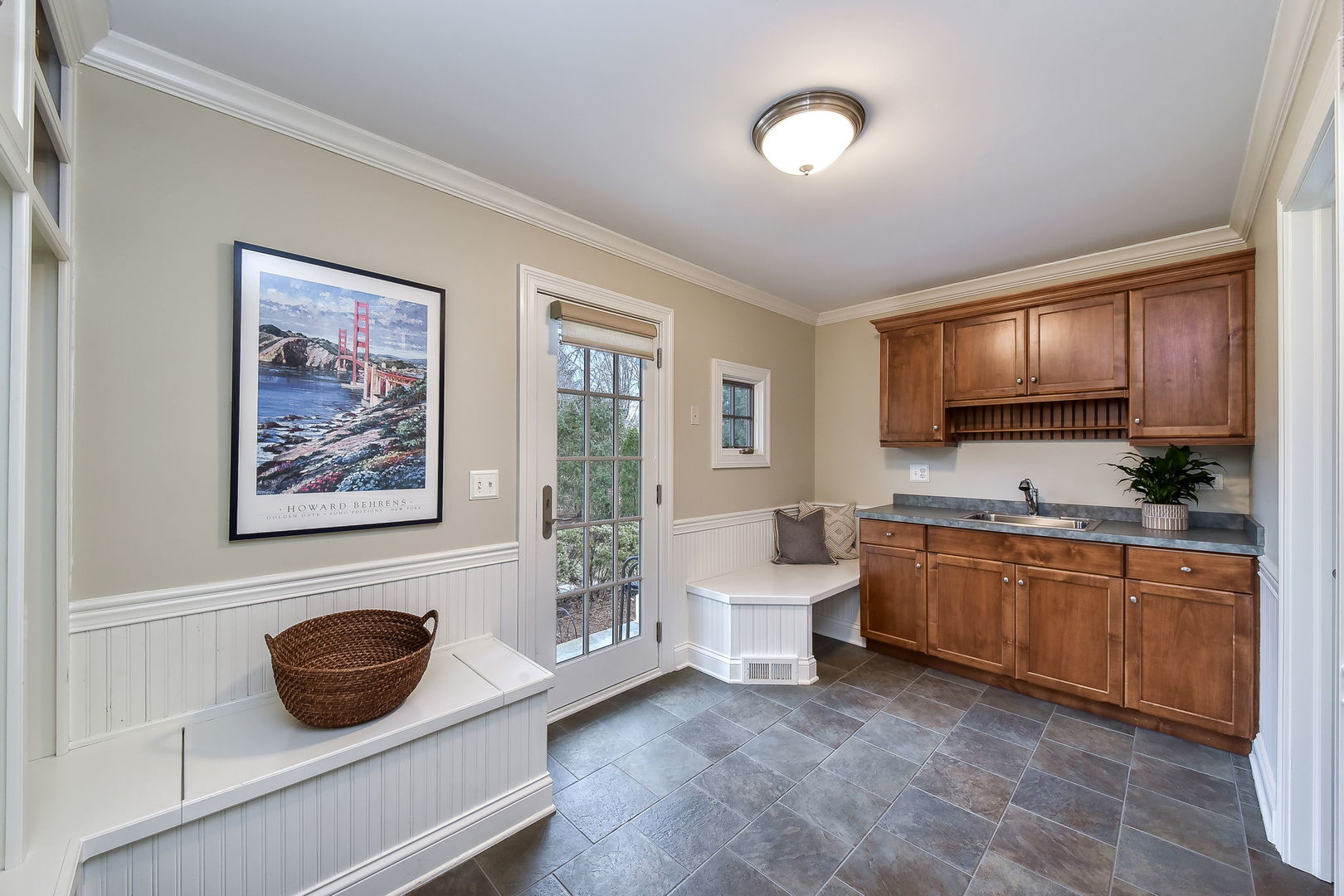 1211 Sunset Road Geneva, IL 60134 - Photo 26 of 65 a kitchen with stainless steel appliances granite countertop a stove a sink and a microwave