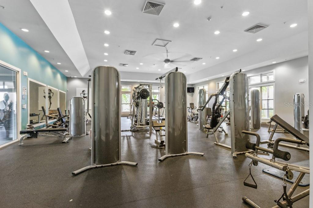 17936 Adrift Road Winter Garden, FL 34787 - Photo 40 of 44 a view of a room with gym equipment