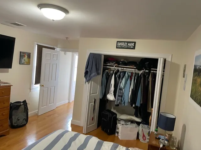 a view of a walk in closet