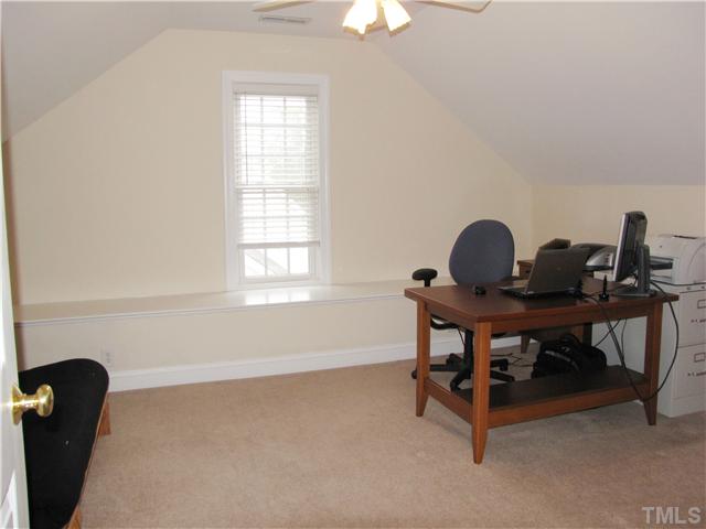 1512 Patterson Grove Road Apex, NC 27502 - Photo 19 of 25 This is the 5th Bedroom. It is in the finished attic. Possible other uses would be an office/study or a bonus room.
