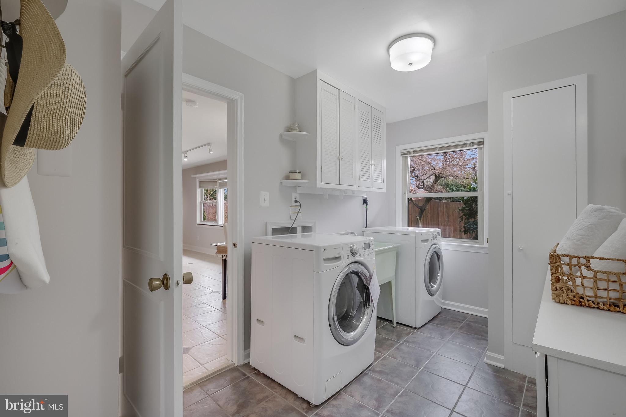 3908 Belle Rive Terrace Alexandria, VA 22309 - Photo 45 of 50 Separate laundry room right off the kitchen