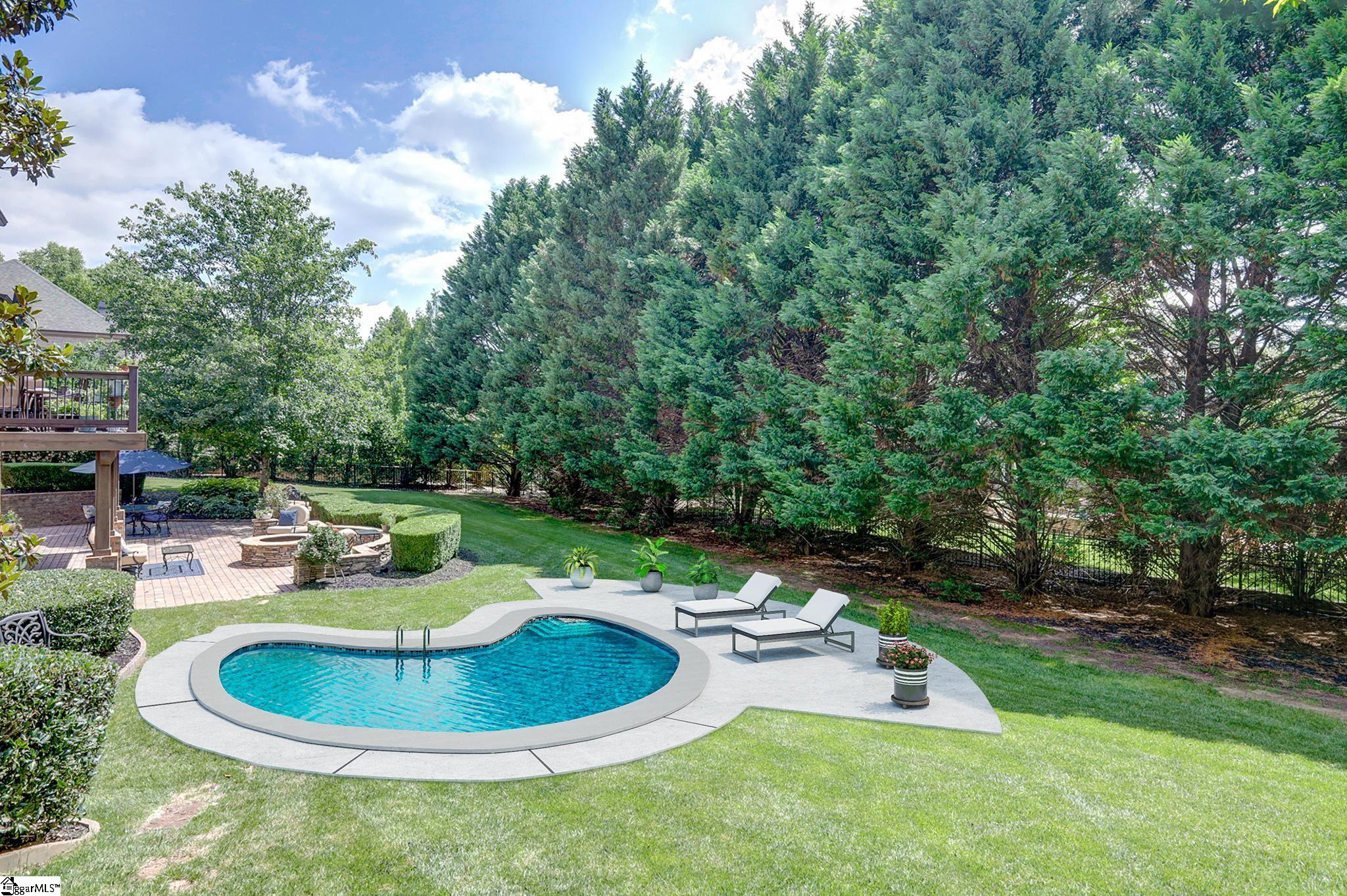 105 Powers Garden Road Simpsonville, SC 29681 - Photo 35 of 36 Perfect location for future pool