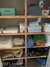 a room with storage and utility