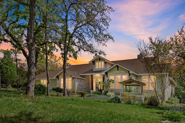 front view of house with a yard