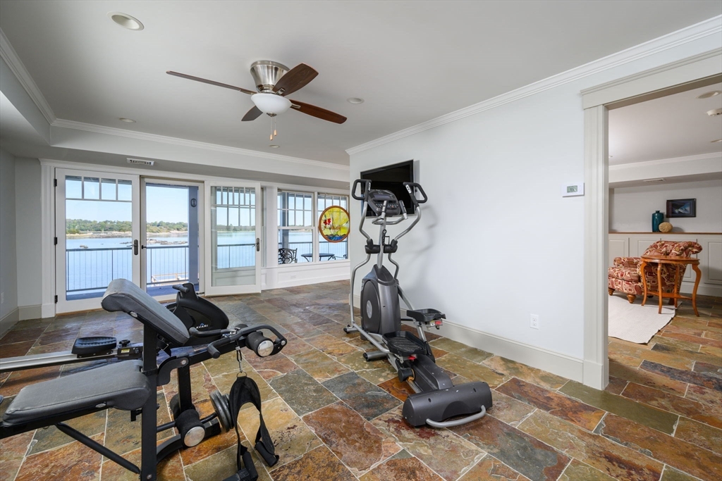 171 Otis Street Hingham, MA 02043 - Photo 20 of 29 a view of a room with gym equipment