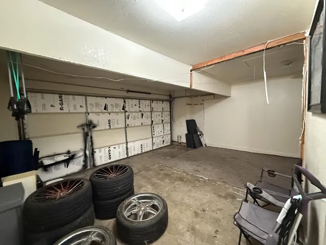 a room with gym equipment