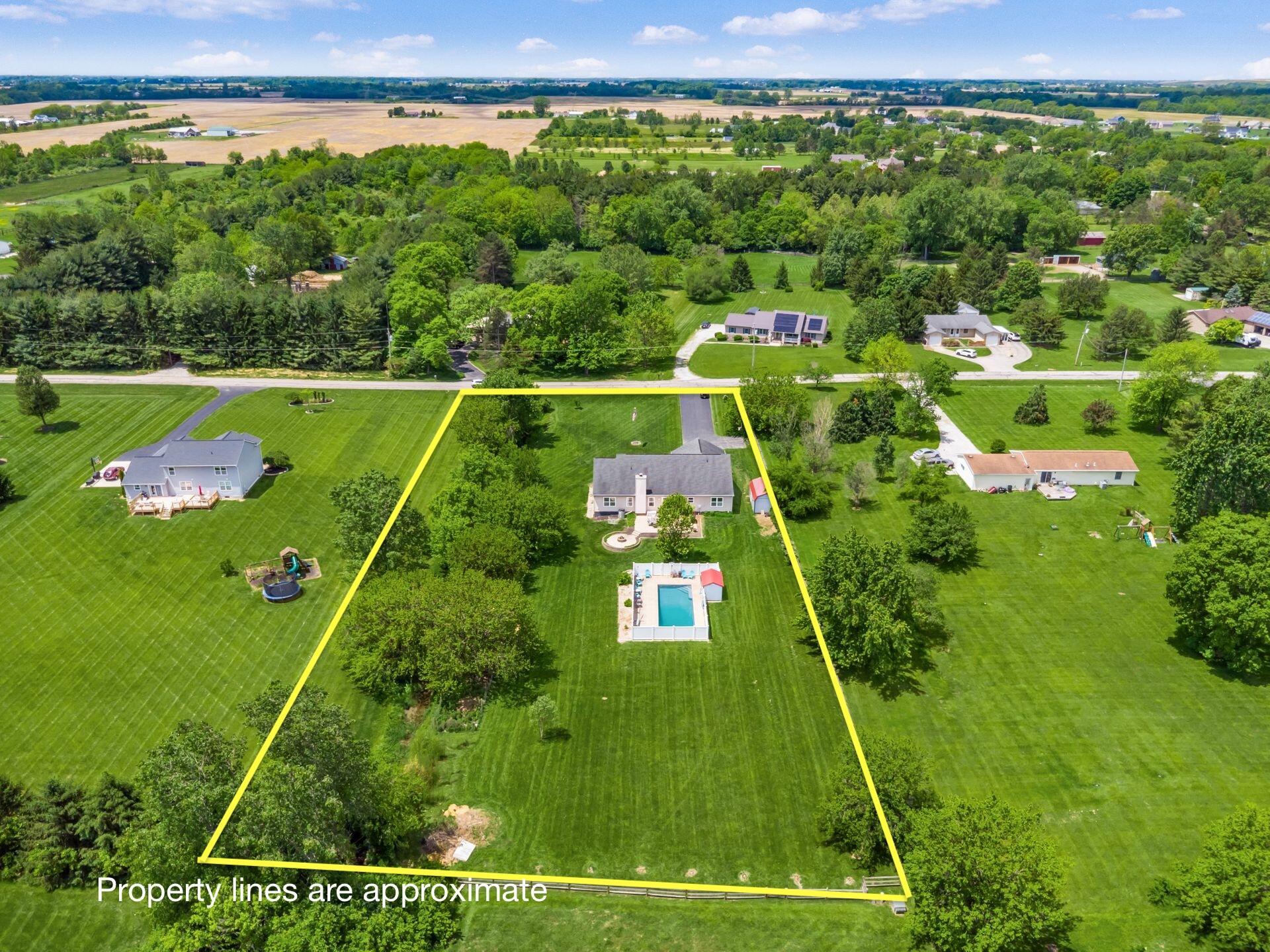 9148 McCord Road Orient, OH 43146 - Photo 46 of 50 045_e_A 9148 McCord Drone 005 Lot lines