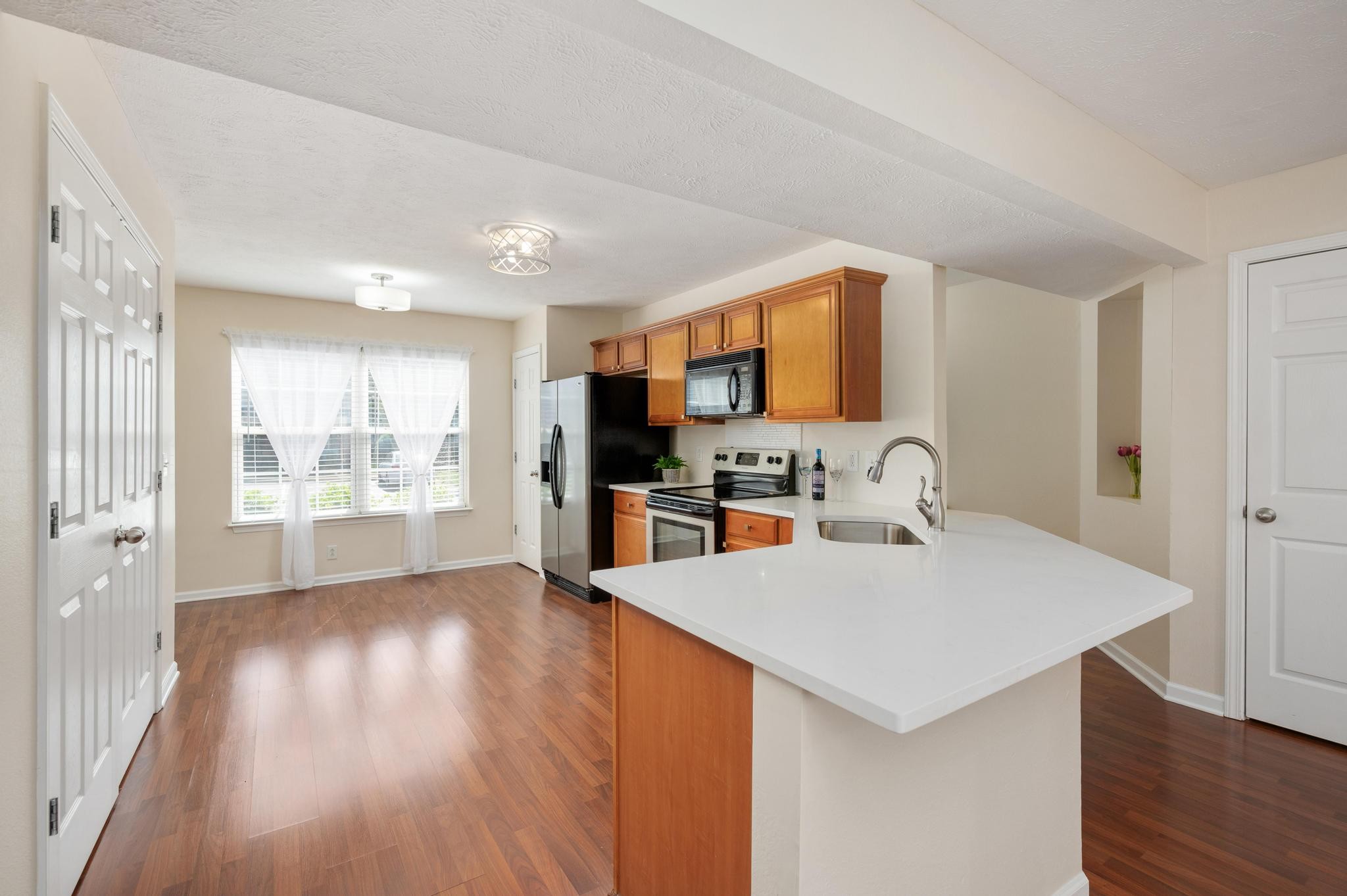 3016 London View Murfreesboro, TN 37128 - Photo 8 of 19 a view of kitchen with sink and wooden floor