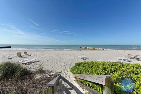 a view of an ocean and beach