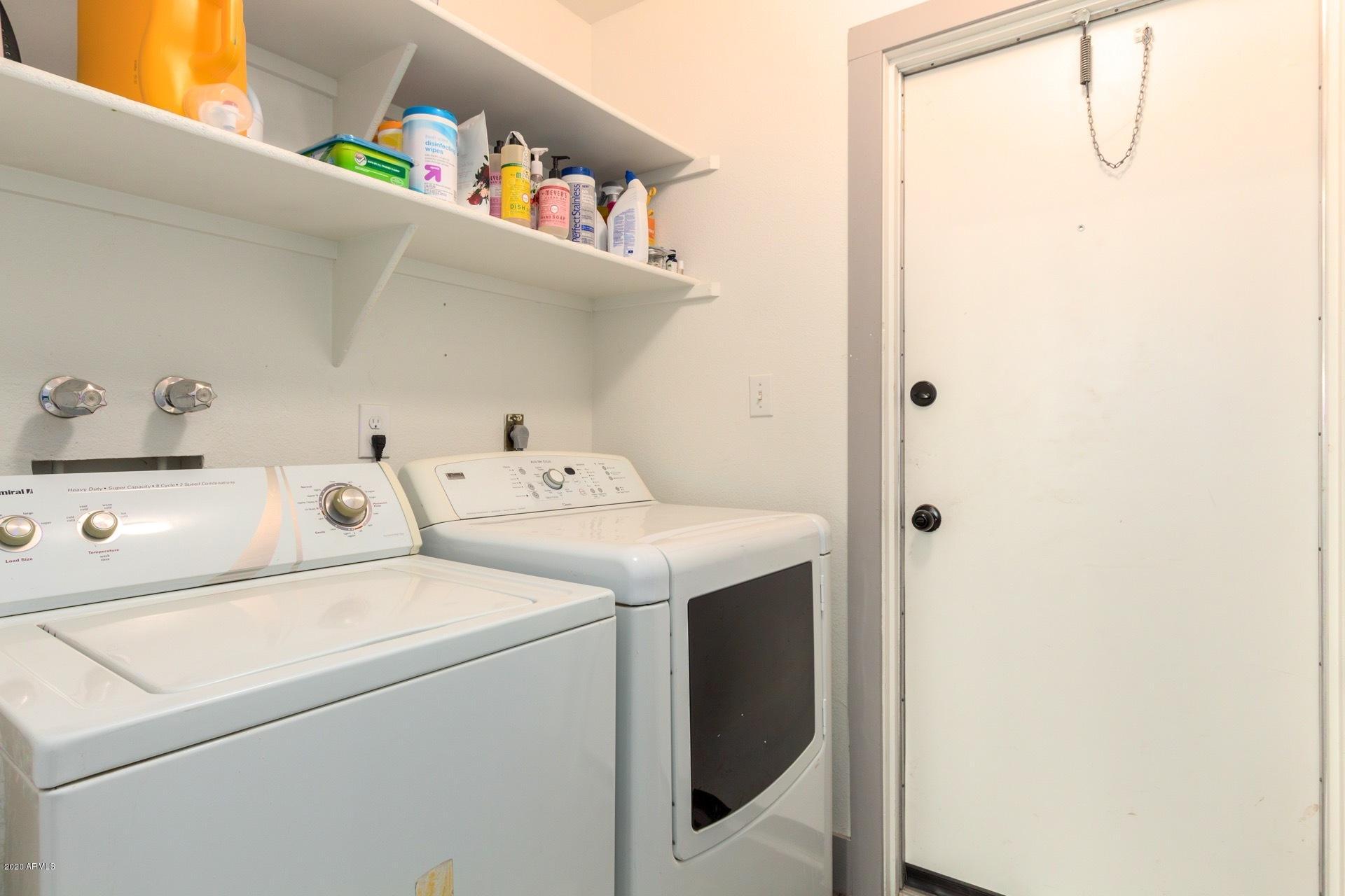 2439 East Riviera Drive Tempe, AZ 85282 - Photo 16 of 40 a utility room with dryer and washer