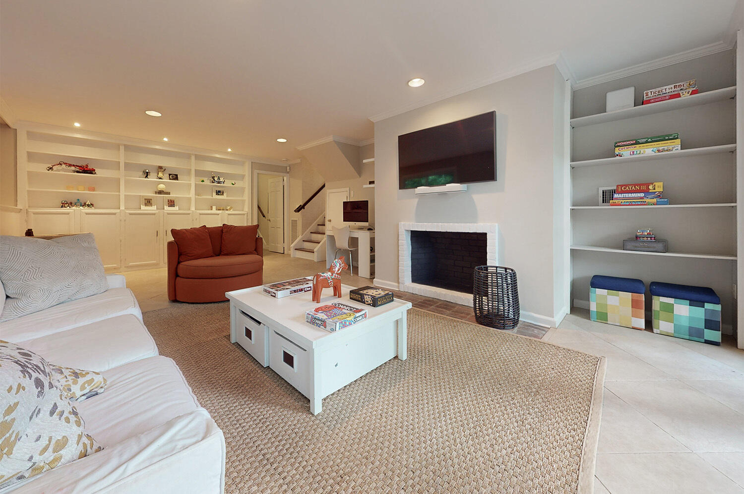24 Salt Box Lane Darien, CT 06820 - Photo 11 of 32 a living room with furniture and a fireplace