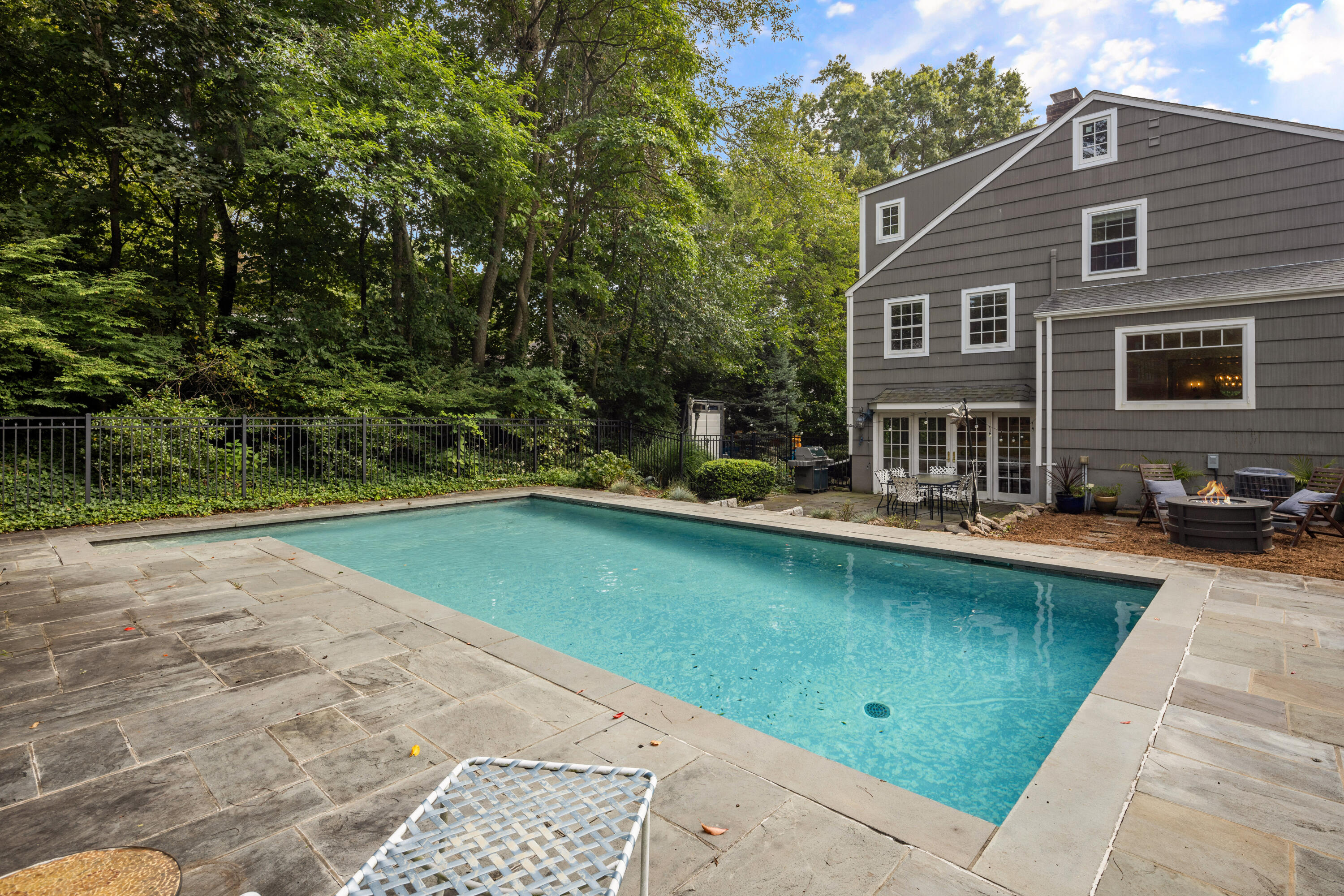 24 Salt Box Lane Darien, CT 06820 - Photo 16 of 32 a view of outdoor space yard swimming pool and patio