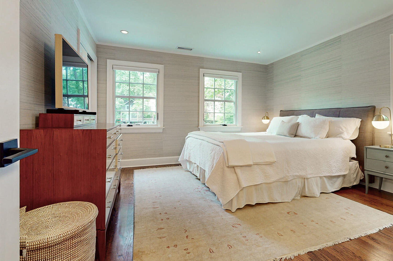 24 Salt Box Lane Darien, CT 06820 - Photo 18 of 32 a bedroom with a bed and a dresser next to a window