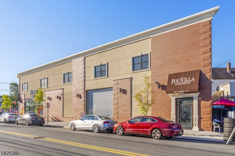 a car parked in front of a building