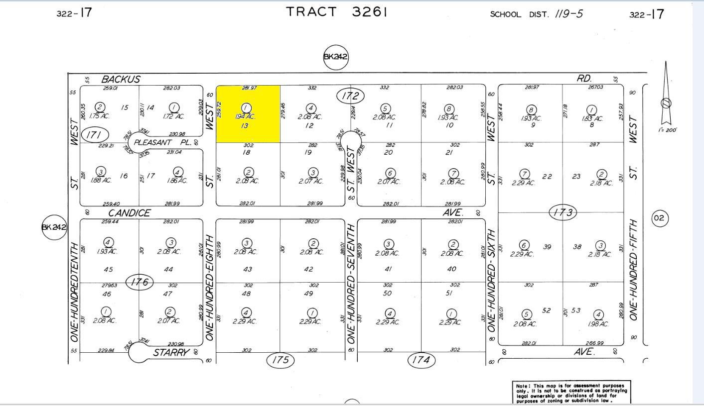 10800 Backus Road Rosamond, CA 93560 - Photo 8 of 14 32217201 map