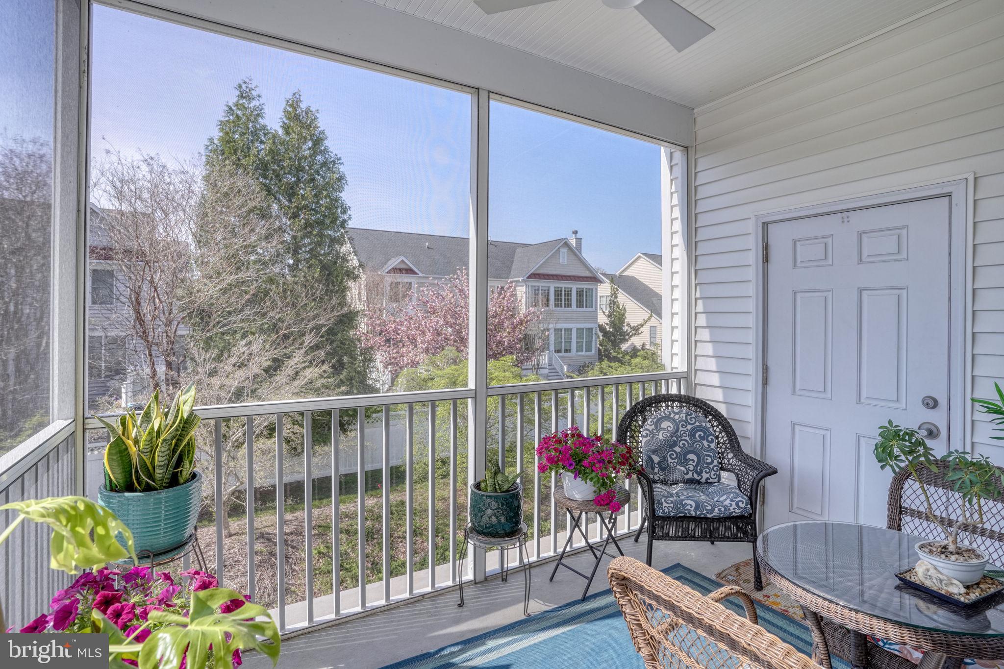 30619 Cedar Neck Road, Unit 1211 Ocean View, DE 19970 - Photo 29 of 64 Screened in balcony with gorgeous views