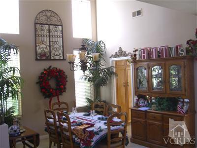 11176 Terraceridge Road Moorpark, CA 93021 - Photo 6 of 13 a view of a dining room with furniture and chandelier