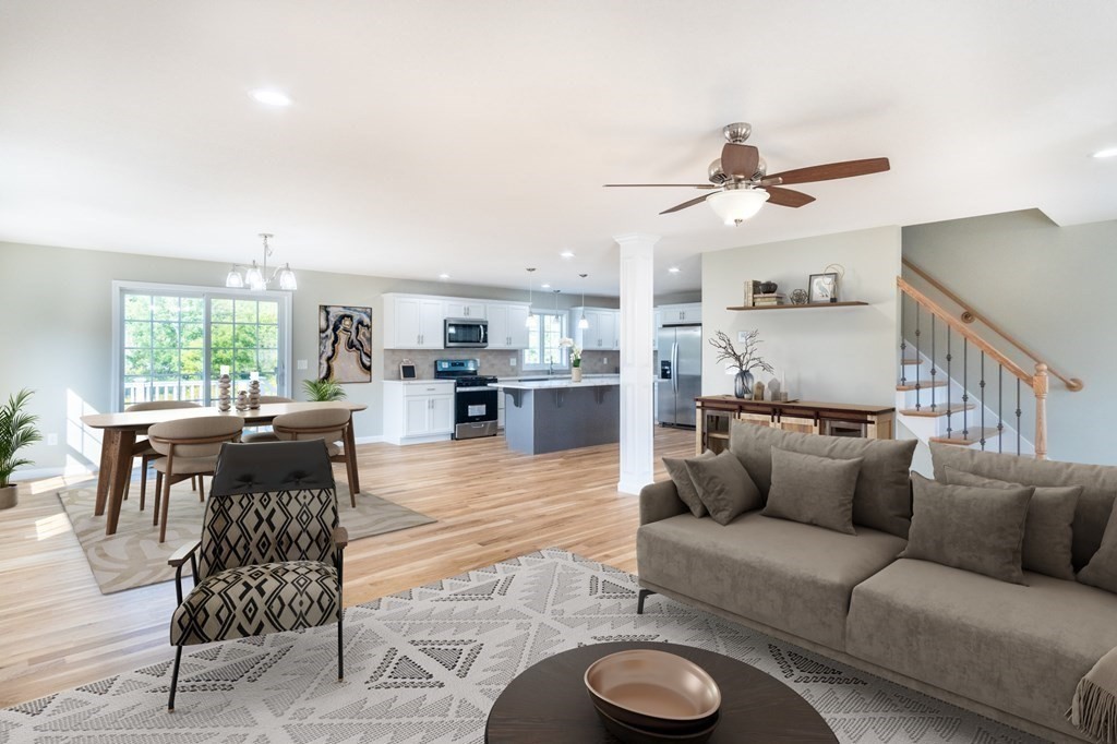 12 Upper Palmer Road Monson, MA 01057 - Photo 3 of 39 a living room with furniture and a large window