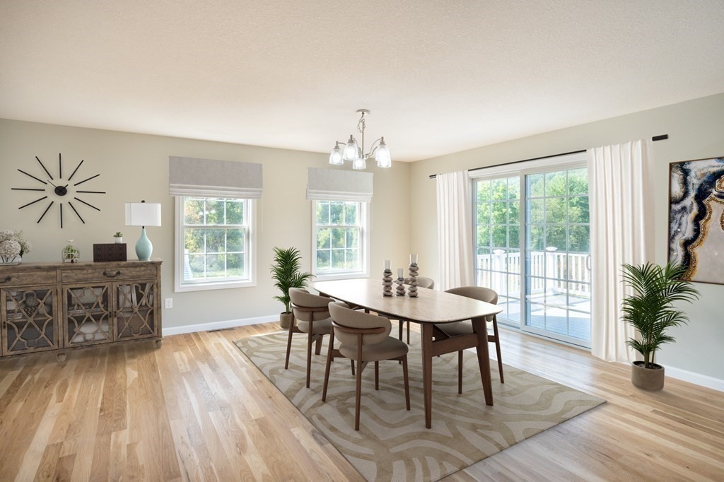 12 Upper Palmer Road Monson, MA 01057 - Photo 6 of 39 a view of a dining room with furniture window and wooden floor