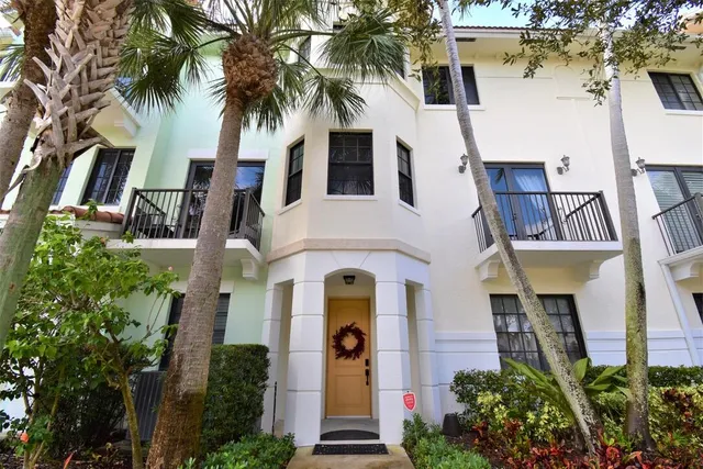 a front view of a multi story residential apartment building