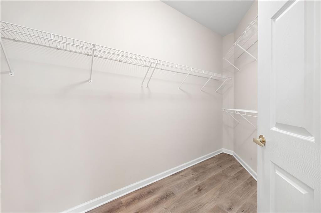 3832 Abbott Lane, Unit 1 Powder Springs, GA 30127 - Photo 27 of 37 a view of a room with racks on the wall