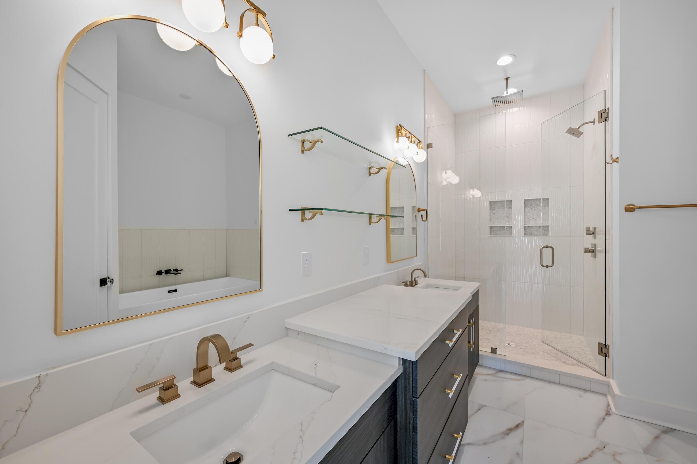 80 Rue Martine Miramar Beach, FL 32550 - Photo 33 of 54 a bathroom with a sink and a mirror