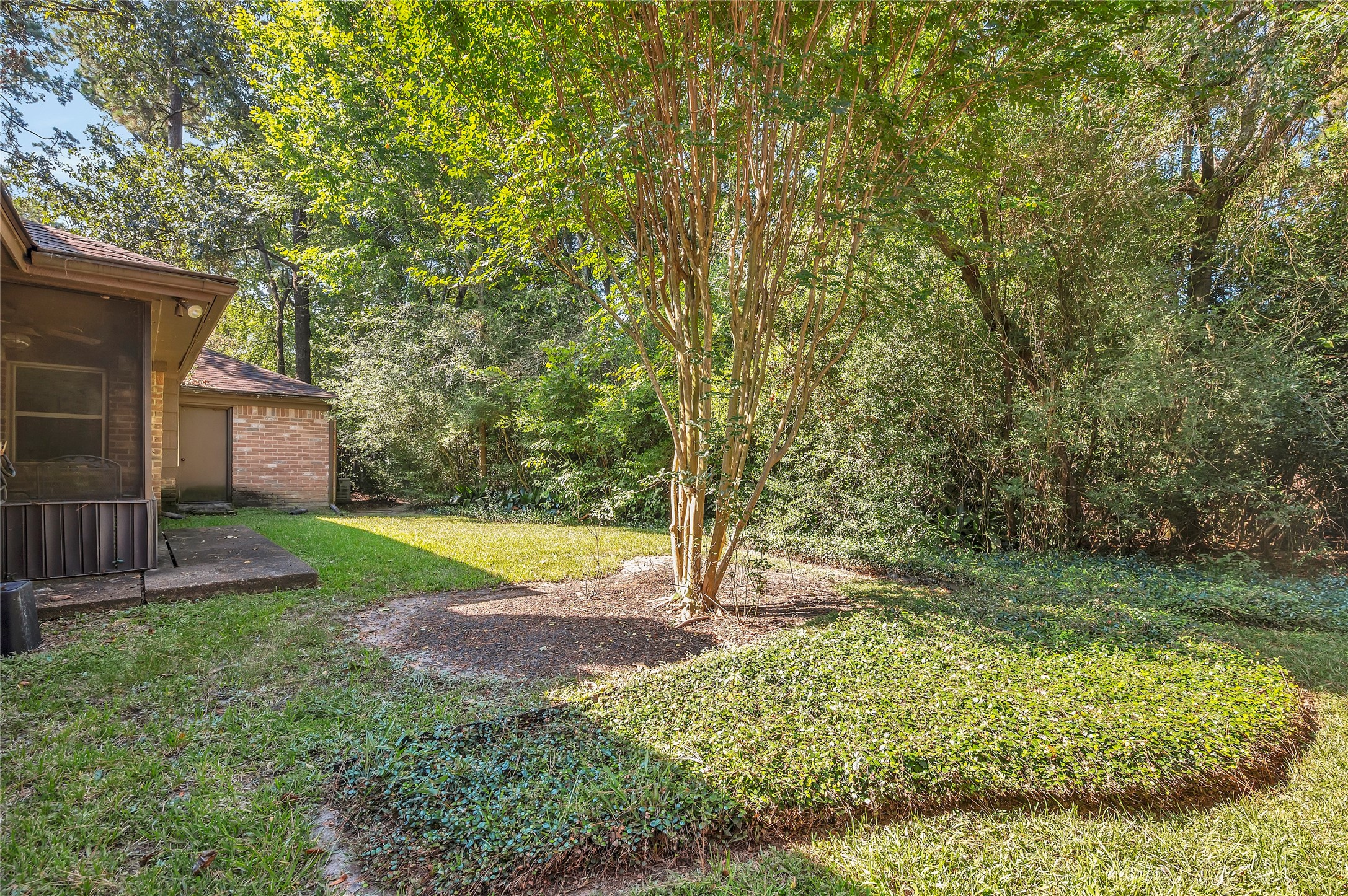 17903 Fireside Drive Spring, TX 77379 - Photo 32 of 33 a view of backyard with green space