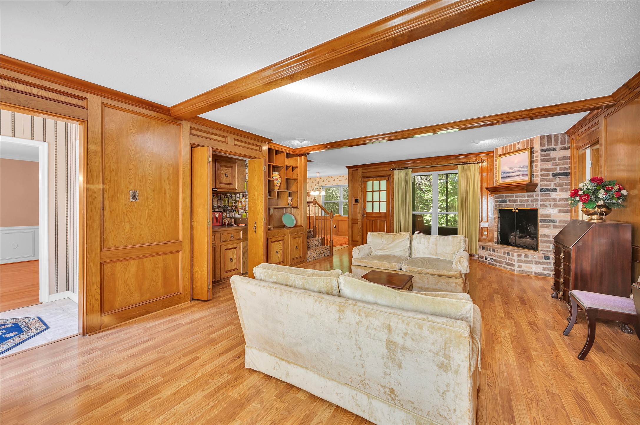 17903 Fireside Drive Spring, TX 77379 - Photo 8 of 33 a living room with furniture and a large window