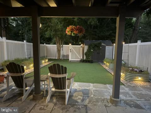 632 Concerto Lane Silver Spring, MD 20901 - Photo 5 of 5 Tranquil backyard retreat at dusk.
