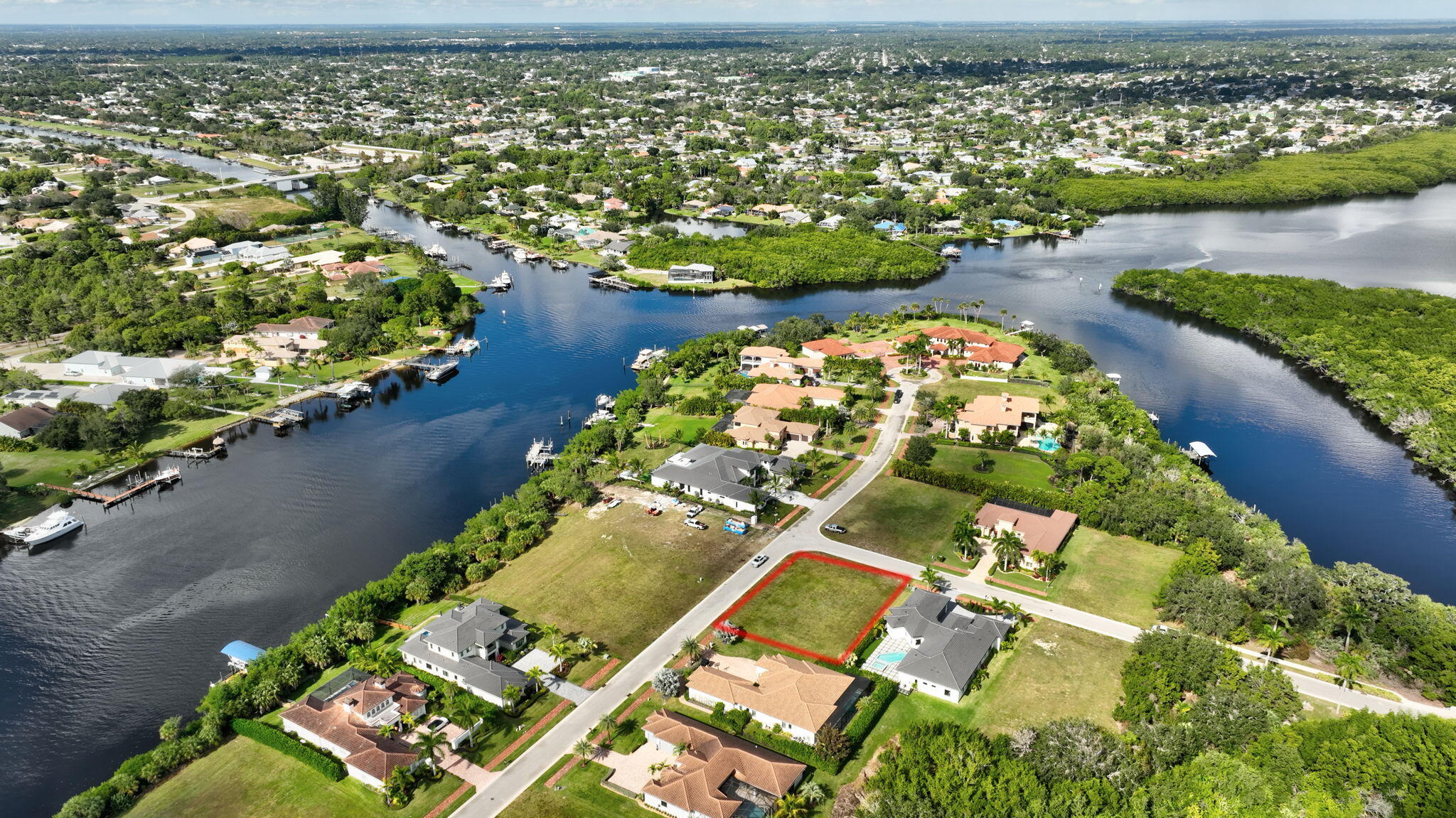 183 Southeast Via Terra Bella Port St. Lucie, FL 34952 - Photo 11 of 26 an aerial view of residential houses with outdoor space