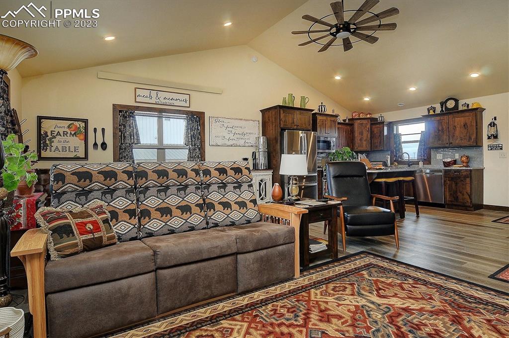 114 3rd Street Silver Cliff, CO 81252 - Photo 5 of 23 a living room with furniture and kitchen view