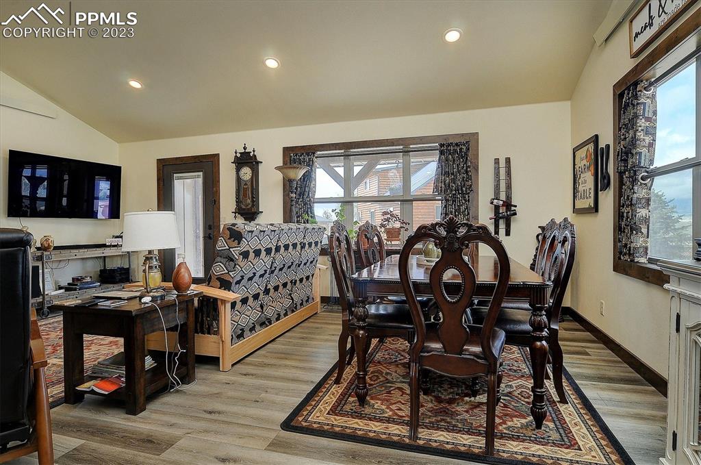114 3rd Street Silver Cliff, CO 81252 - Photo 7 of 23 a view of a dining room with furniture window and wooden floor