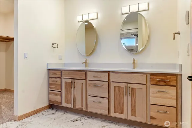 a view of a mirror and a mirror