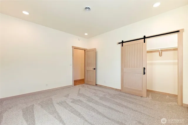 a view of an empty room