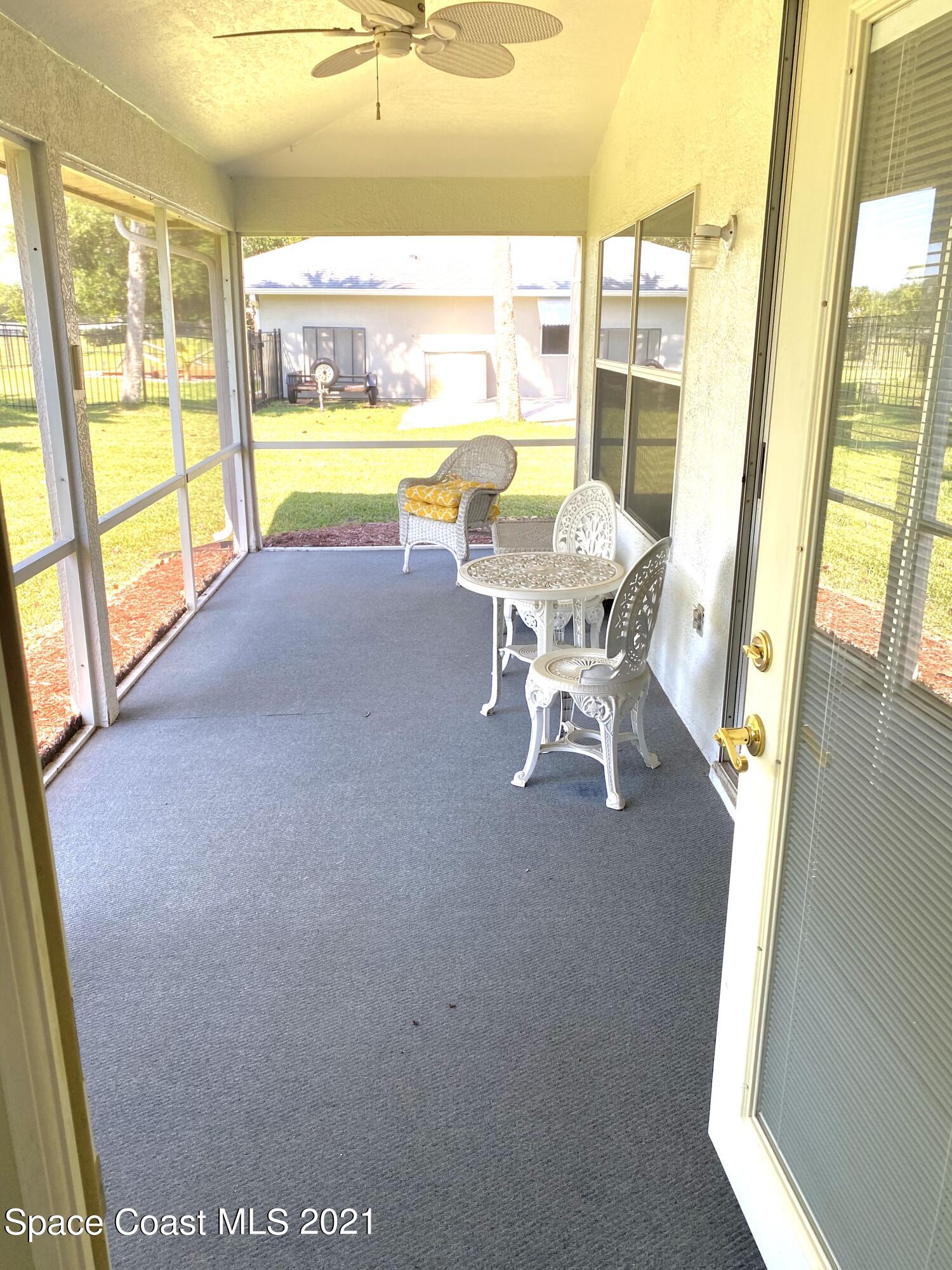 1210 Meadowbrook Road Northeast Palm Bay, FL 32905 - Photo 31 of 36 Back porch