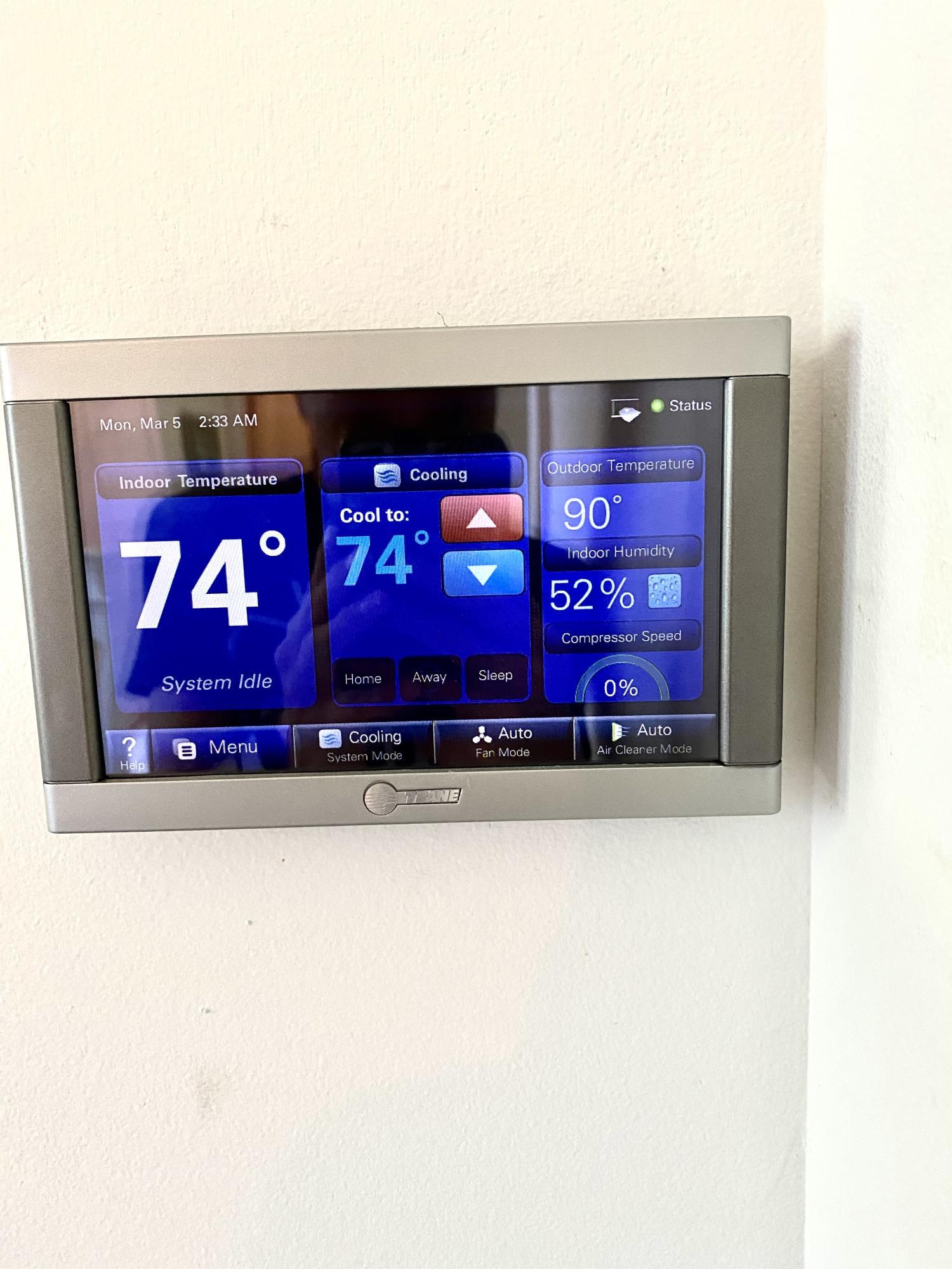 1210 Meadowbrook Road Northeast Palm Bay, FL 32905 - Photo 33 of 36 Smart thermostat