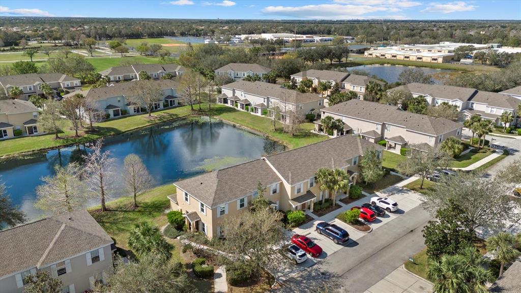 14932 Amberjack Terrace Lakewood Ranch, FL 34202 - Photo 29 of 45 an aerial view of a house with a lake view