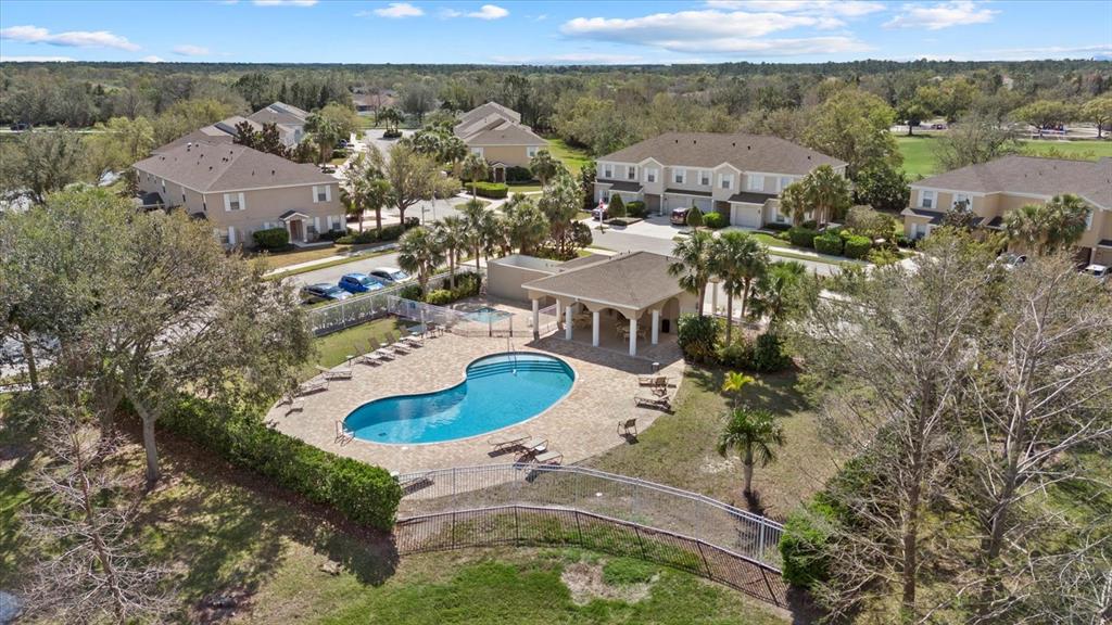 14932 Amberjack Terrace Lakewood Ranch, FL 34202 - Photo 34 of 45 an aerial view of a house with a swimming pool