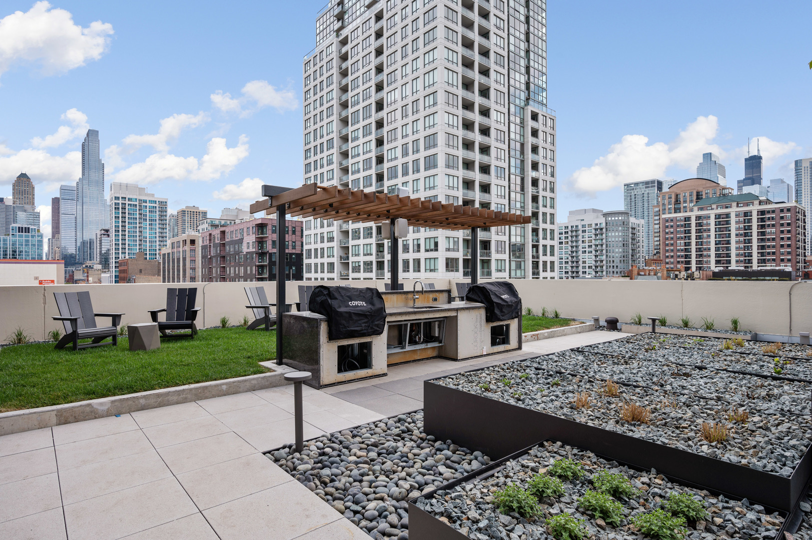 808 North Cleveland Avenue, Unit 1606 Chicago, IL 60610 - Photo 8 of 11 a view of a city with tall buildings