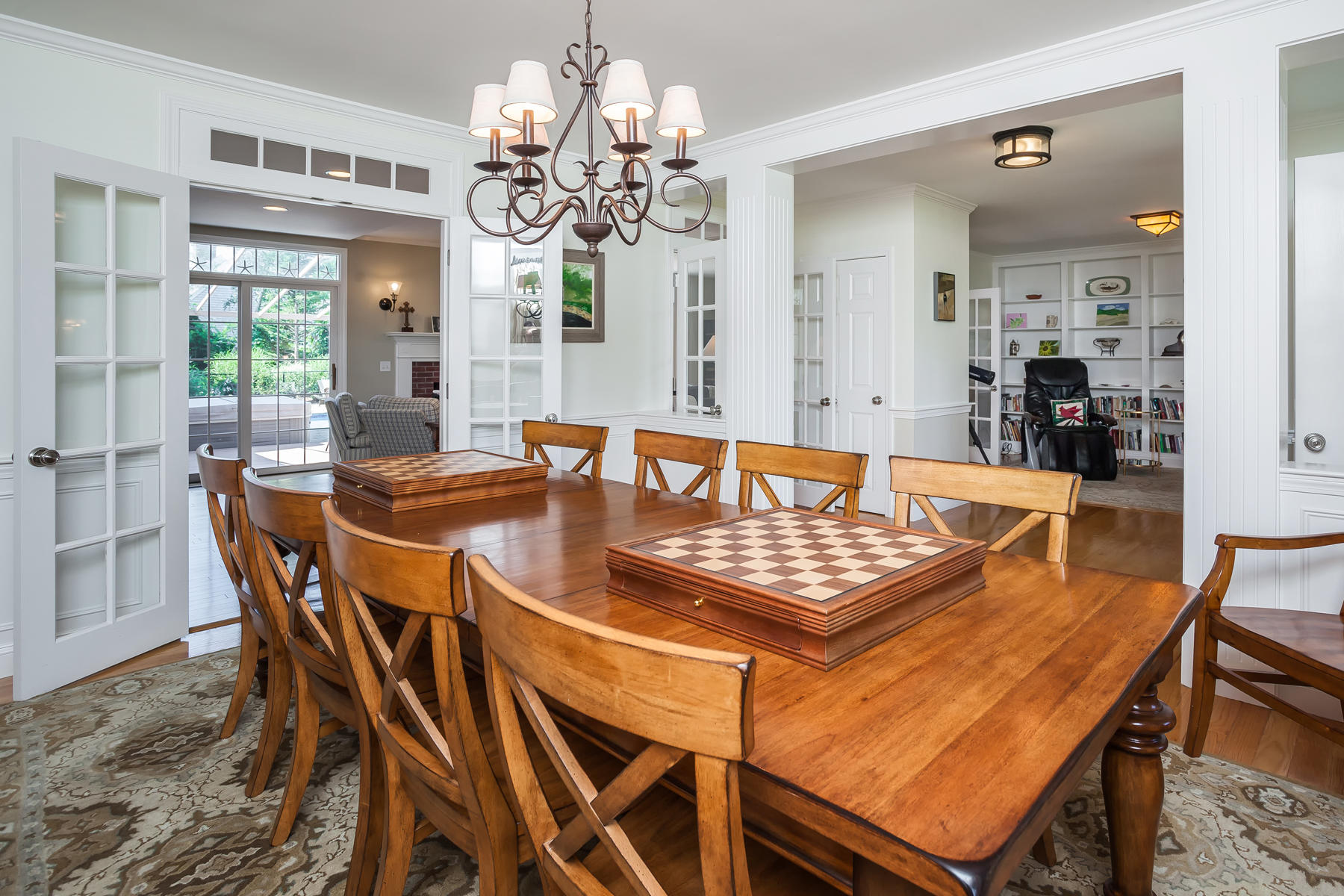 31 Torrey Road East Sandwich, MA 02537 - Photo 6 of 35 a view of a dining room with furniture and chandelier