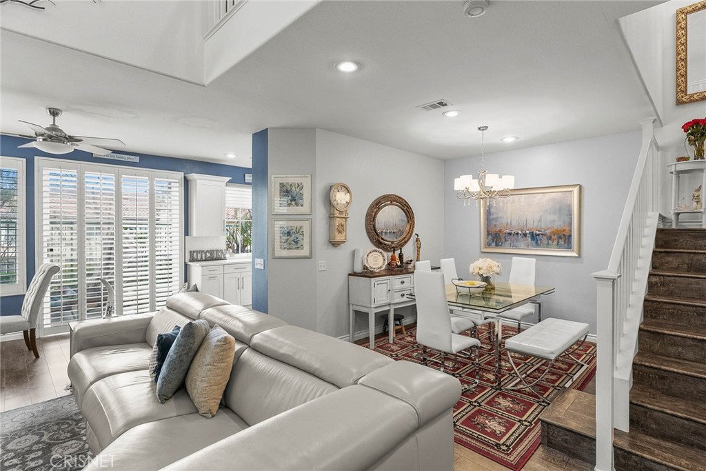 545 Lorabel Way, Unit D Simi Valley, CA 93065 - Photo 4 of 34 a living room with furniture and wooden floor