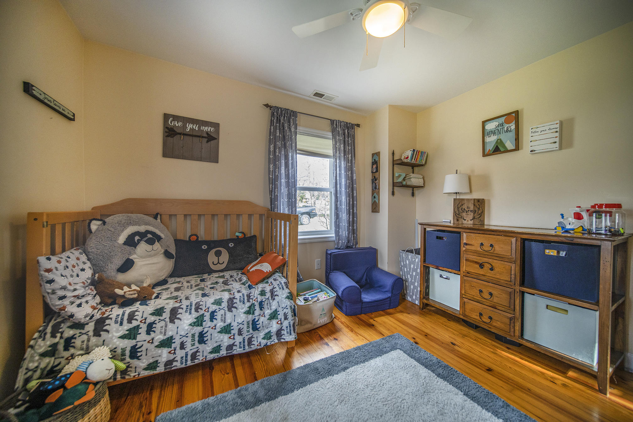 415 Turner Road Salem, VA 24153 - Photo 16 of 27 a bedroom with bed and wooden floor