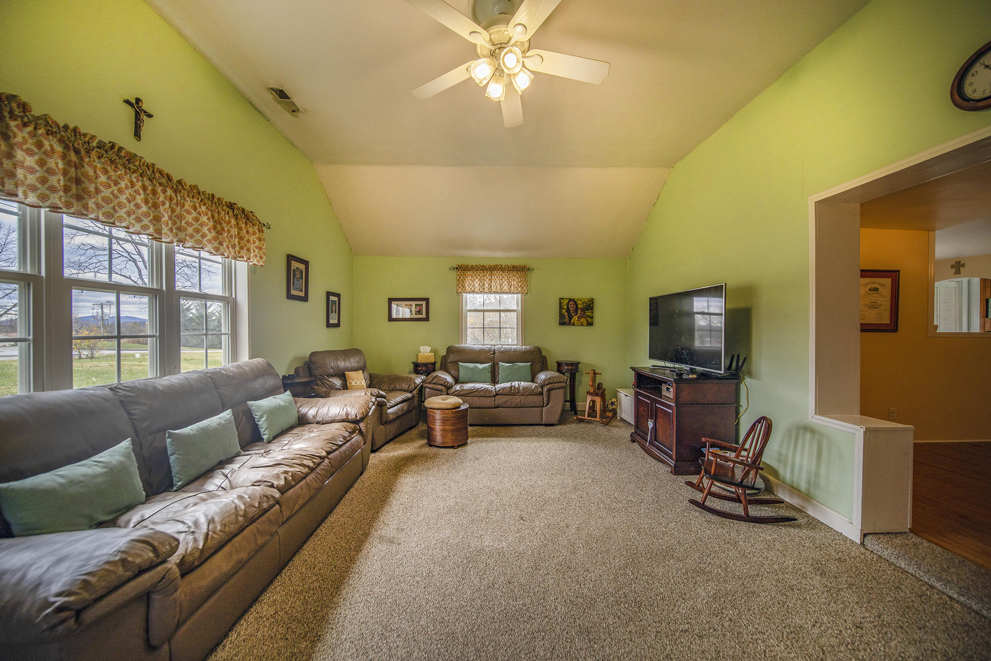 415 Turner Road Salem, VA 24153 - Photo 5 of 27 a living room with furniture and a flat screen tv