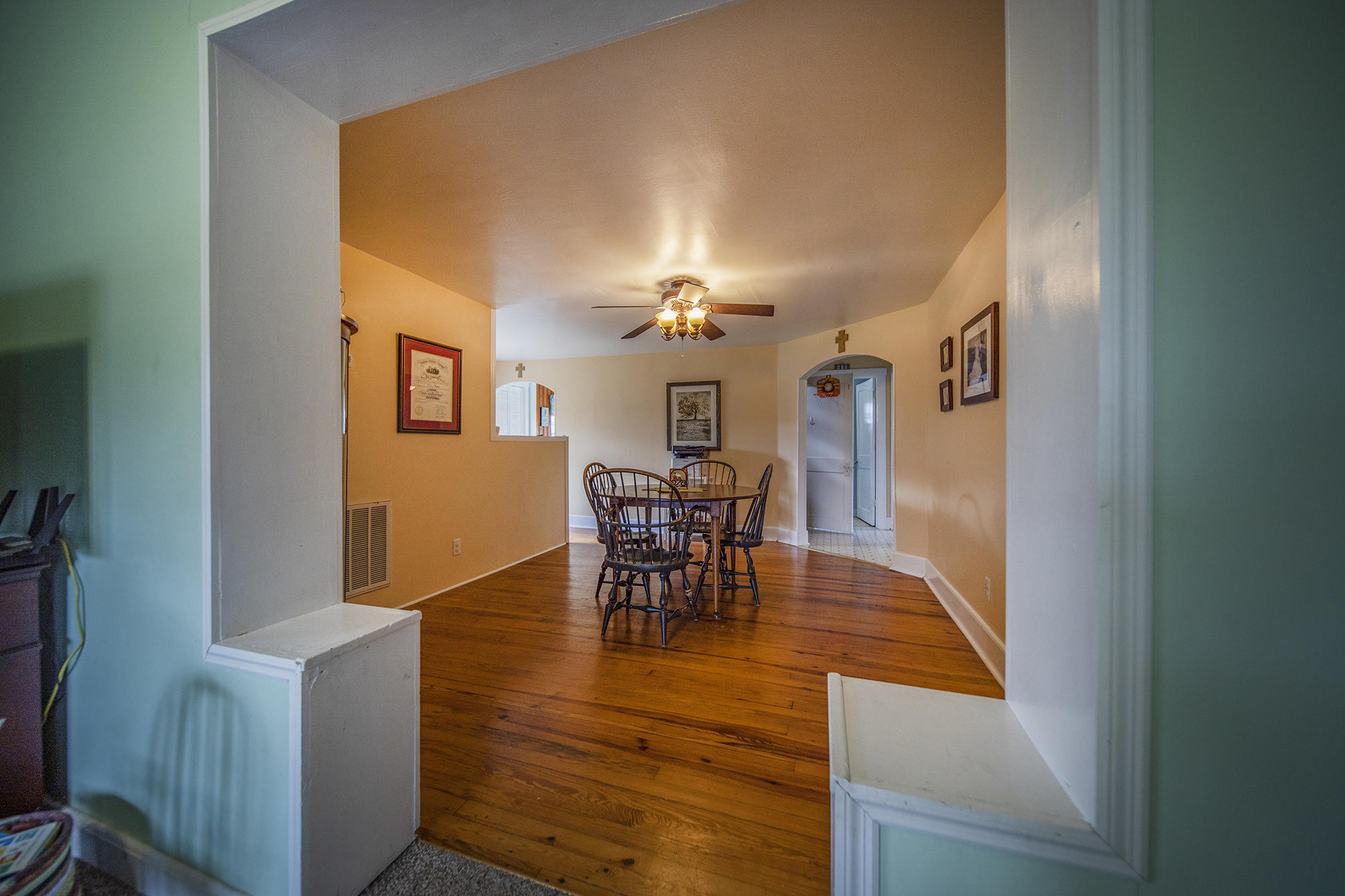 415 Turner Road Salem, VA 24153 - Photo 7 of 27 a view of a dining room with furniture and chandelier